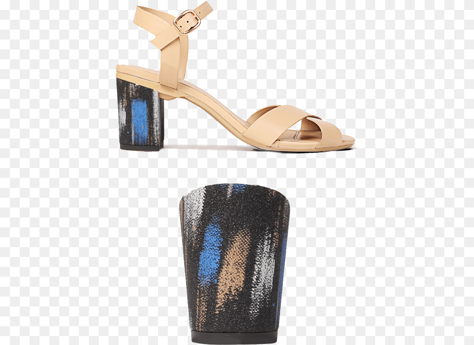 Brush Stroke 80s High Heels, Clothing, Footwear, High Heel, Sandal Free Png