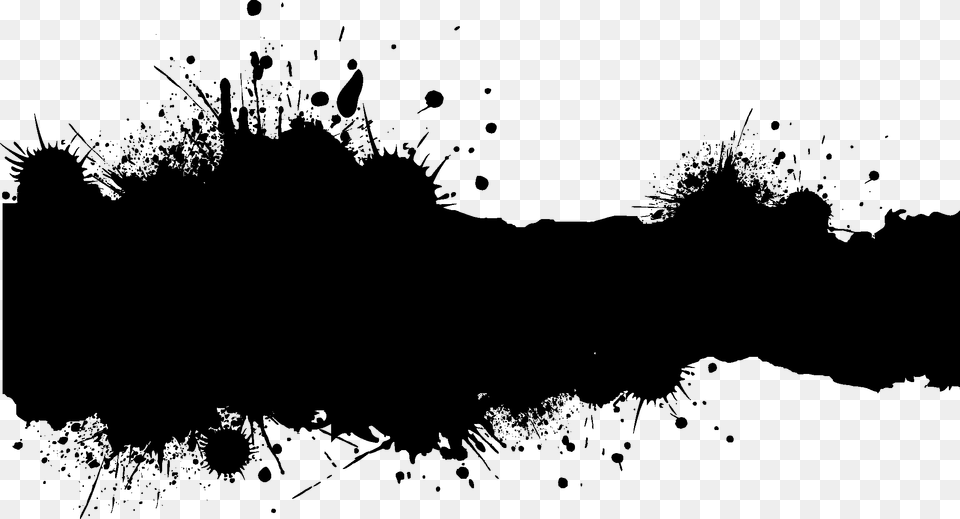 Brush Stroke Black Brush Stroke Black, Silhouette, Stain Png