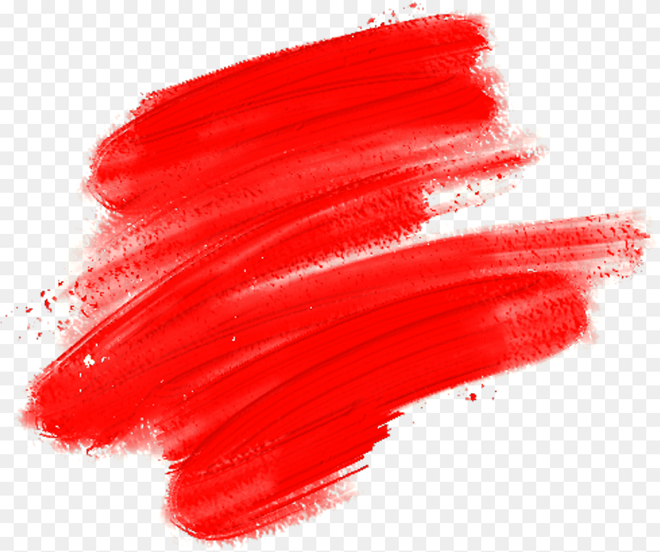 Brush Stroke Color Overlay Paint Watercolor Oilpaint Red Colour Brush Stroke, Art, Modern Art, Plant Free Png Download