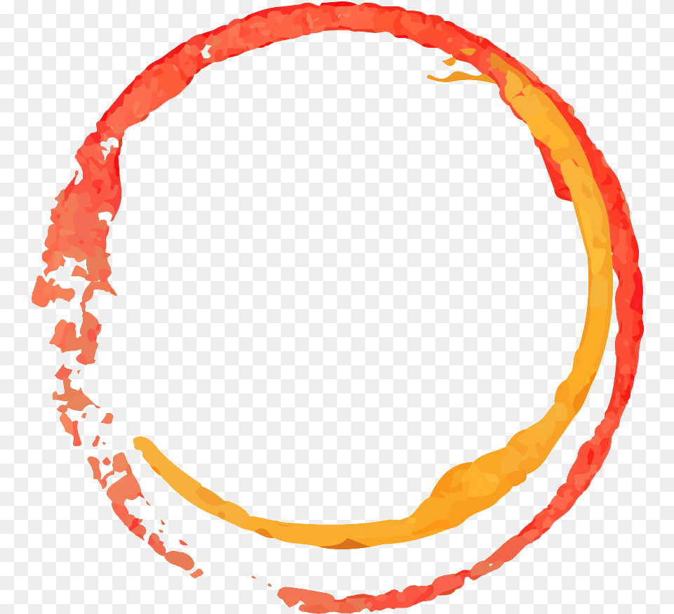 Brush Stroke Orange Red Circle Brush Stroke, Accessories, Jewelry, Necklace, Astronomy Png