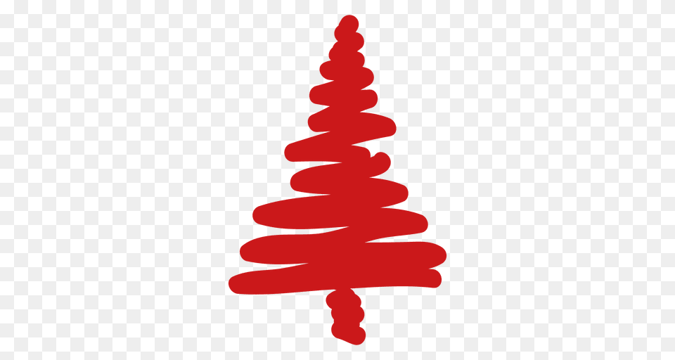 Brush Stroke Pine Tree Png