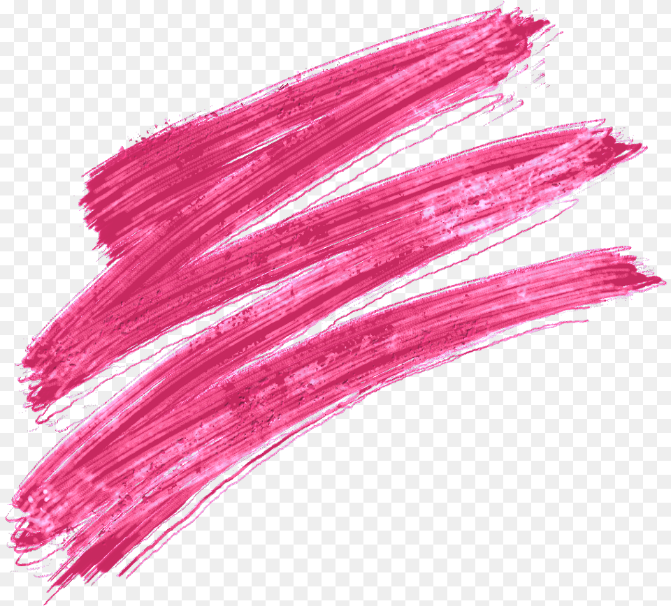 Brush Stroke Pink Texture Lines Watercolor Lipstick, Purple, Art Png Image