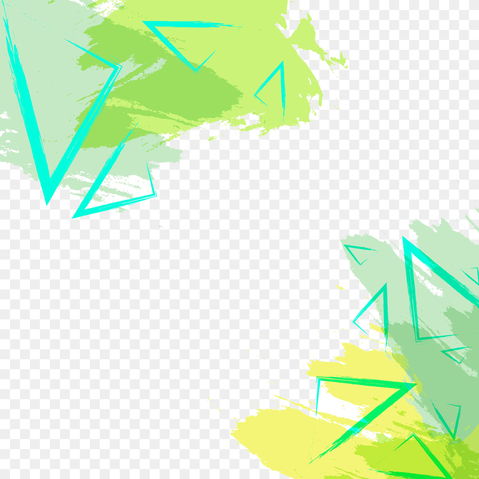 Brush Stroke Transparent, Green, Art, Collage, Graphics Free Png Download