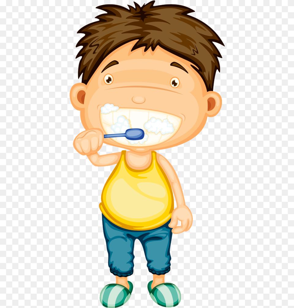 Brush Teeth Clipart Boy Clip Art Images Girl Brushing Happy Brothers Day Date, Face, Head, Person, Photography Free Png