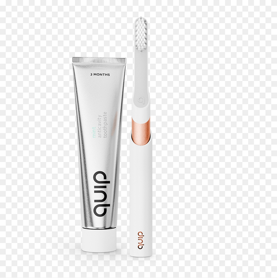Brush With Toothpaste Copper Cosmetics, Device, Tool, Toothbrush Free Png Download
