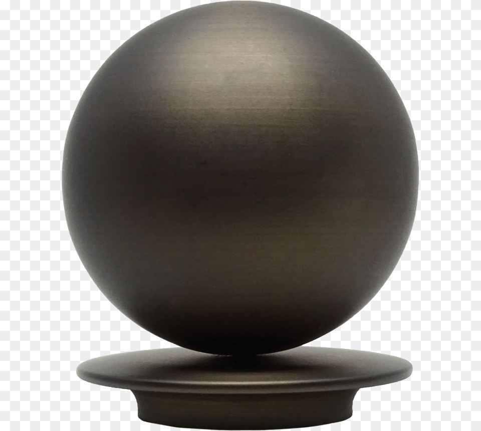 Brushed Bronze 50mm Metal Ball Finial Sphere, Jar, Pottery, Astronomy, Outer Space Free Png