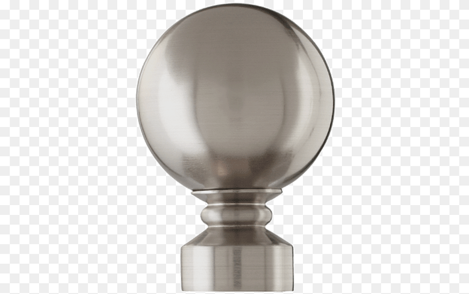 Brushed Nickel Sphere, Trophy, Lighting Free Png Download