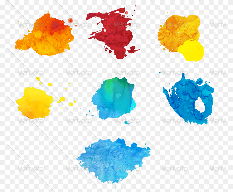 Brushed Watercolor Textured Pre01 Brushed Watercolor Illustration, Paint Container, Palette Free Transparent Png