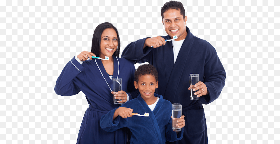 Brushing Together Family Washing Their Teeth, Adult, Person, Woman, Female Free Png
