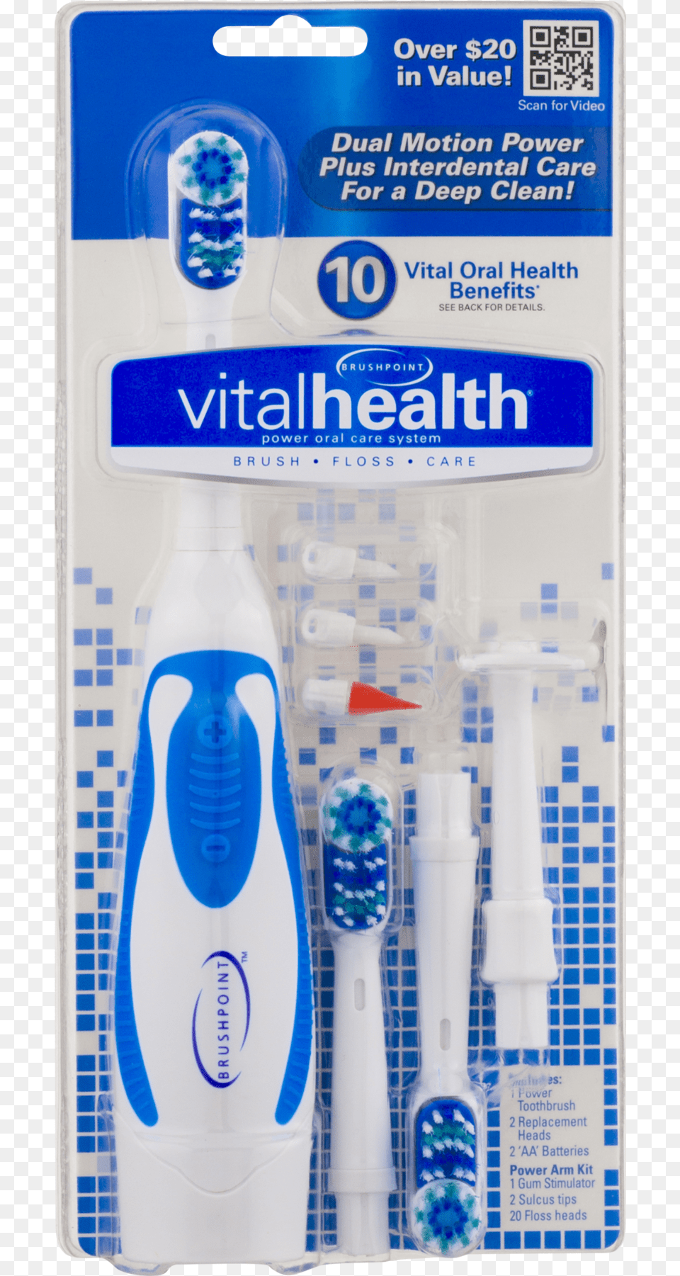Brushpoint Toothbrush How To Replace Heads, Brush, Device, Tool, Qr Code Free Transparent Png