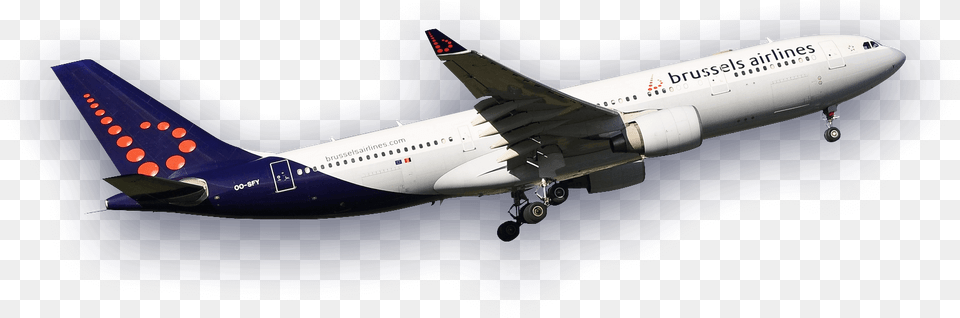 Brussels Airlines Plane, Aircraft, Airliner, Airplane, Flight Png Image