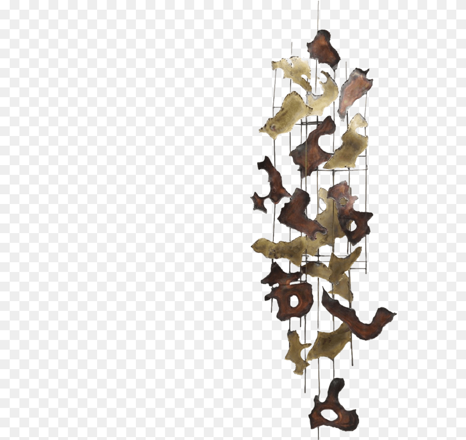 Brutalist Wall Art In The Style Of Curtis Jere Avaialble Baby Mobile, Corrosion, Rust Free Transparent Png