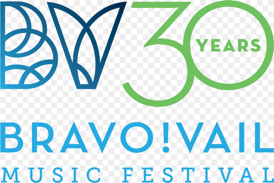 Brv 30 Year Master Logo Color Copy Bravo Vail Music Festival Logo, Text Png Image