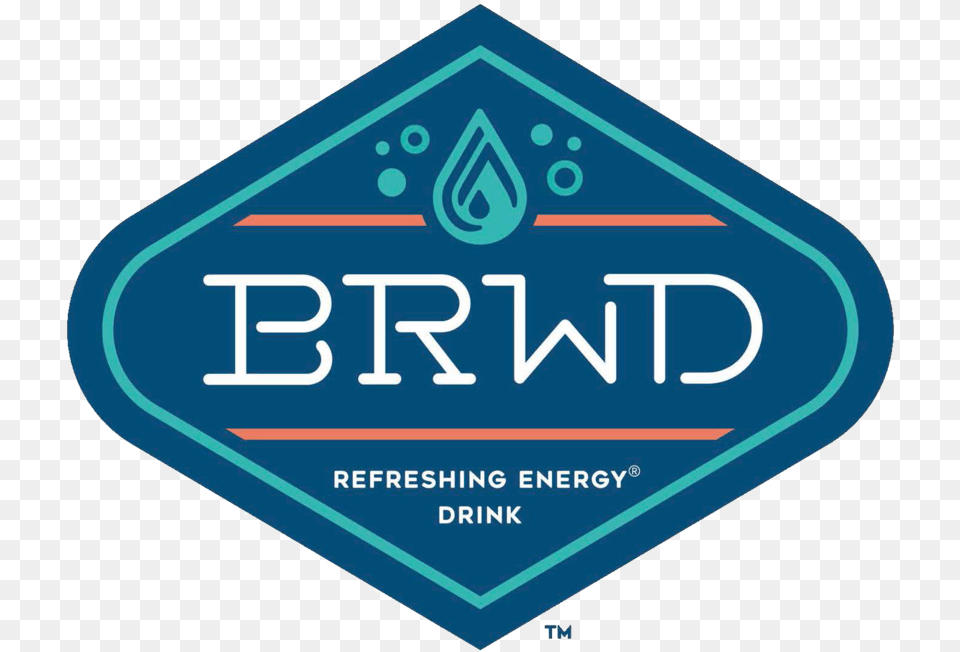 Brwd Brwd Refreshing Energy Drinks, Logo, Sign, Symbol, Road Sign Free Transparent Png