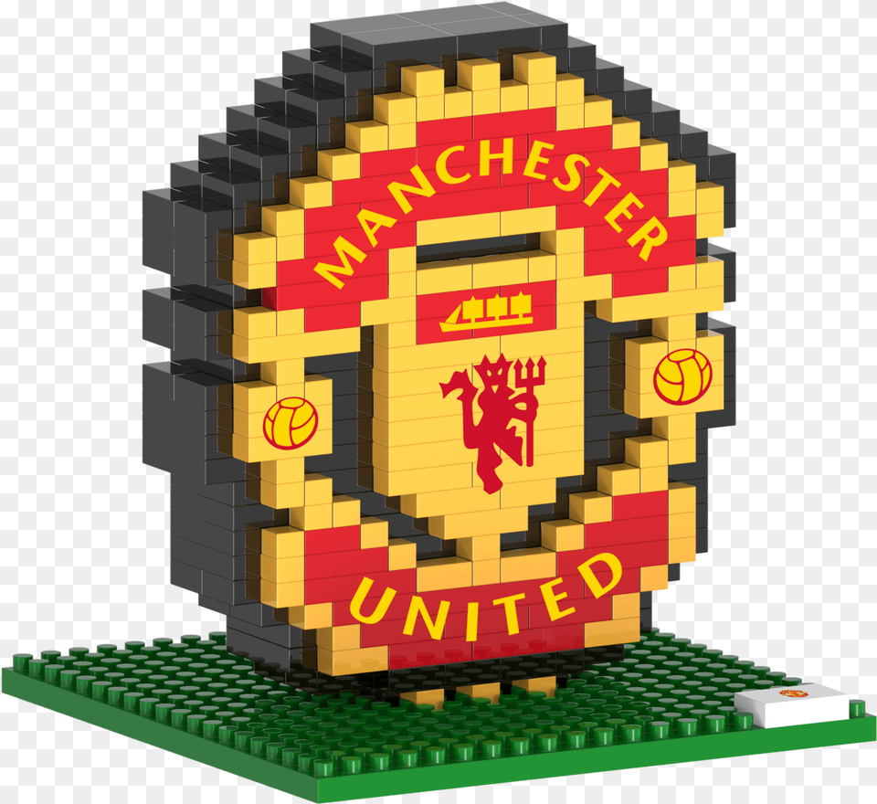 Brxlz Manchester United Fc Team Logo 3d Manchester United Logo Lego Free Png Download