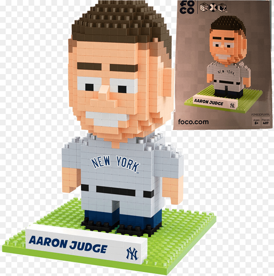 Brxlz New York Yankees Aaron Judge 3d Player Puzzle New York Yankees, Boy, Child, Male, Person Free Transparent Png