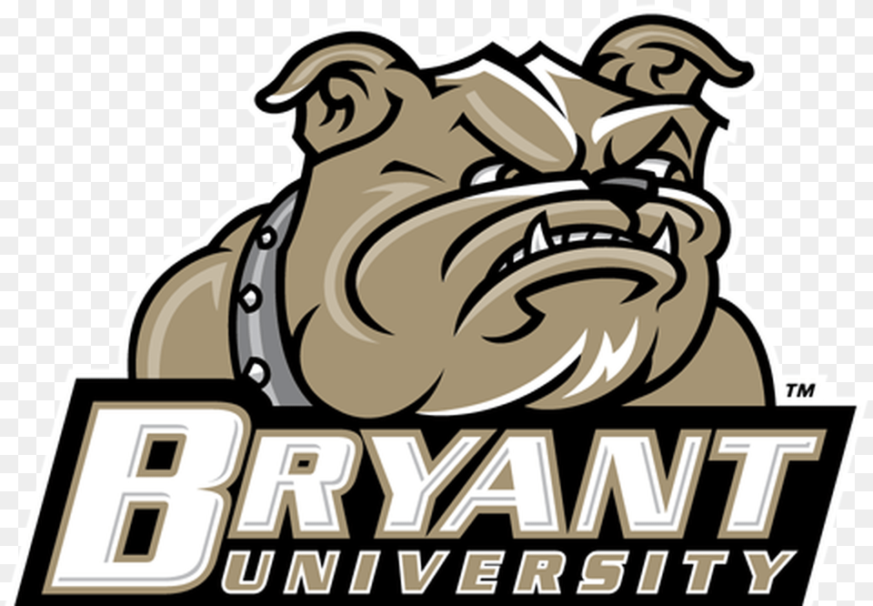 Bryant Lacrosse Clinches Ncaa Tournament Invitation Bryant University Football Logo, Person, Animal, Canine, Mammal Free Transparent Png