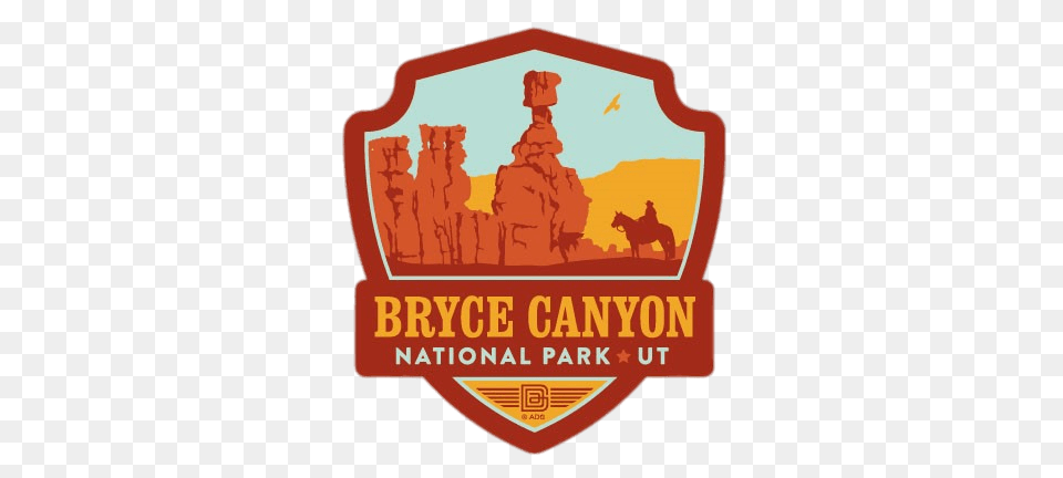 Bryce Canyon National Park Emblem, Logo, Symbol, Badge, Ketchup Free Png Download