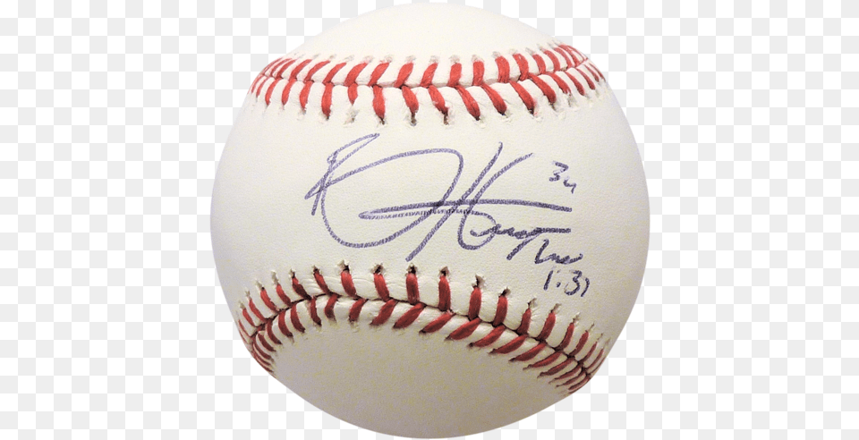 Bryce Harper Autographed Mlb Baseball Dj Lemahieu Signed Baseball, Ball, Baseball (ball), Sport, Text Free Png Download