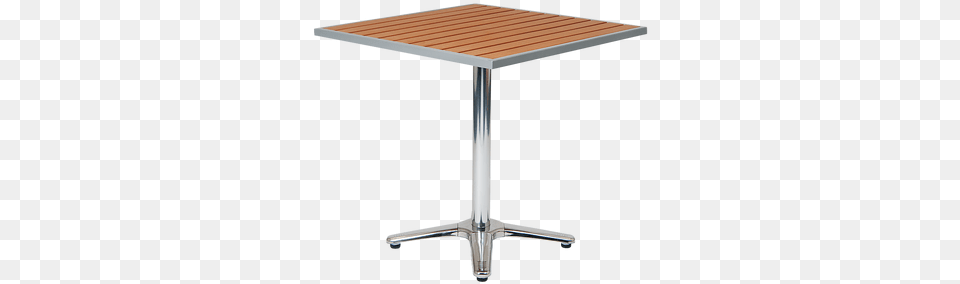 Bryn Mawr 30quot X 30quot Aluminum Table With Imitation Teak 24quot X 30quot Aluminum Table With Imitation Teak Slats, Coffee Table, Dining Table, Furniture, Desk Free Png Download