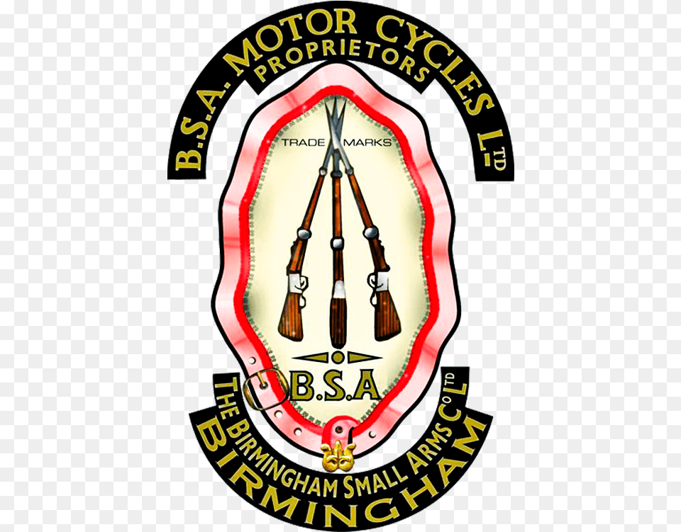 Bsa Motorcycle Brand Logo, Firearm, Gun, Rifle, Weapon Png