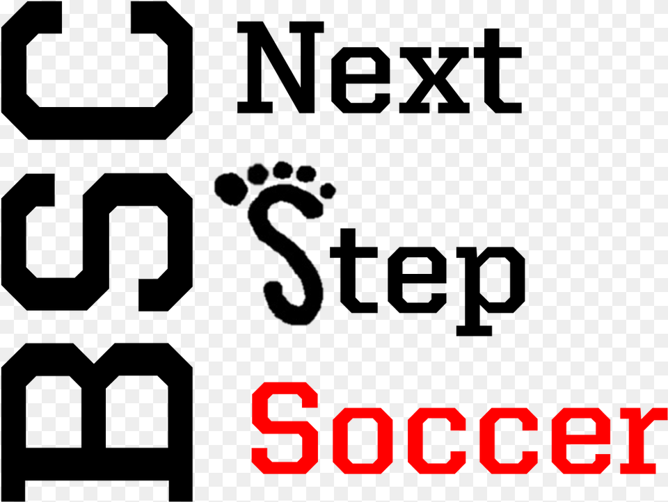 Bsc Next Step Soccer Logo Carmine, Text Free Transparent Png