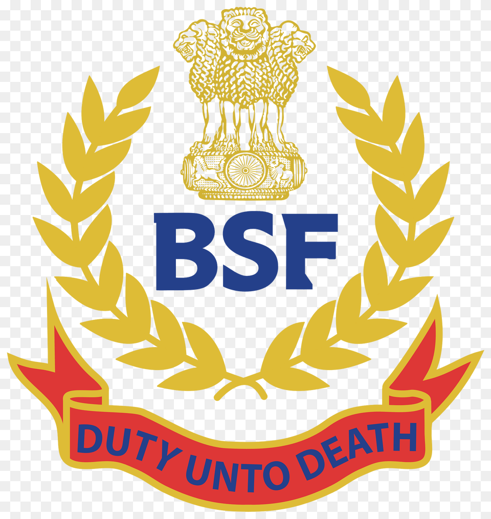 Bsf Logo Clipart, Badge, Symbol, Emblem Free Png Download