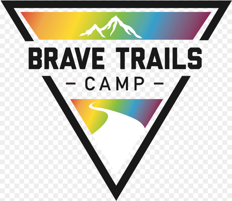 Bt Rainbow Triangle Black Brave Trails, Logo, Blackboard Png