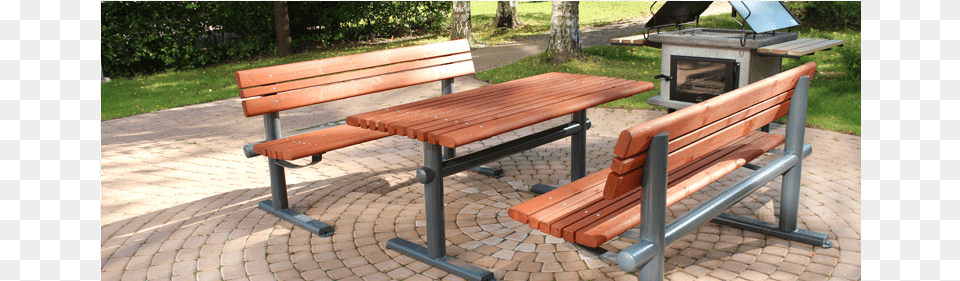 Bt Treo Outdoor Table, Bench, Furniture, Wood, Hardwood Free Png