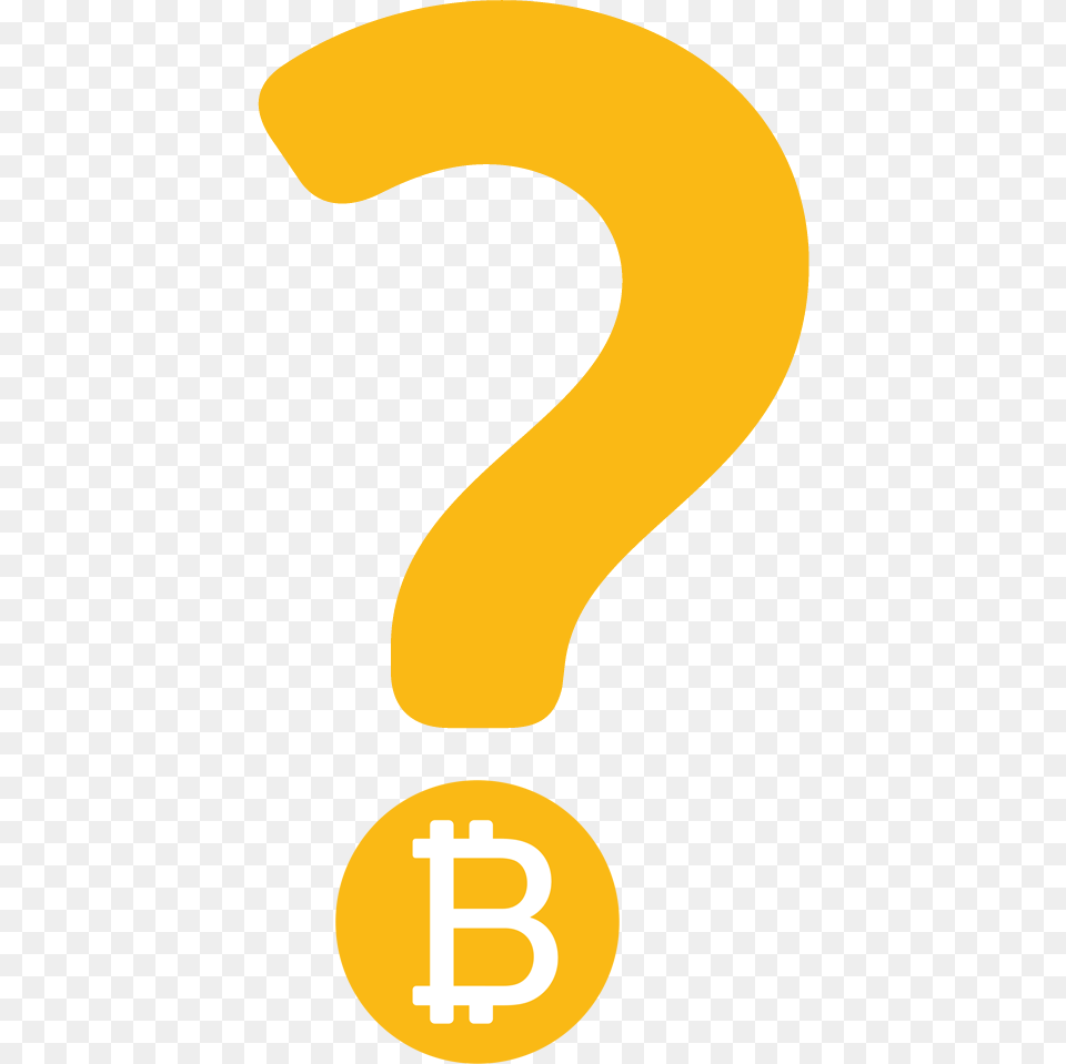 Btc Question Mark Bitcoin With A Question Mark, Logo, Symbol Free Png Download