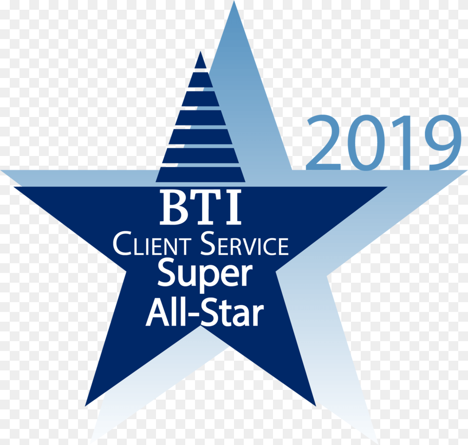 Bti Client Service Super All Star 2019 Triangle, Star Symbol, Symbol Png