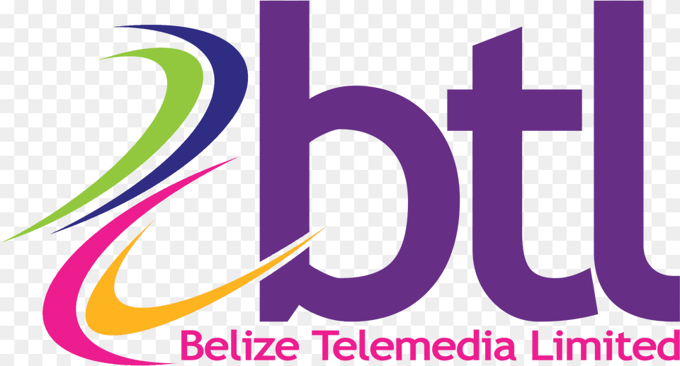 Btl Logo Belize Telemedia Limited Logo, Art, Graphics, Purple Free Transparent Png