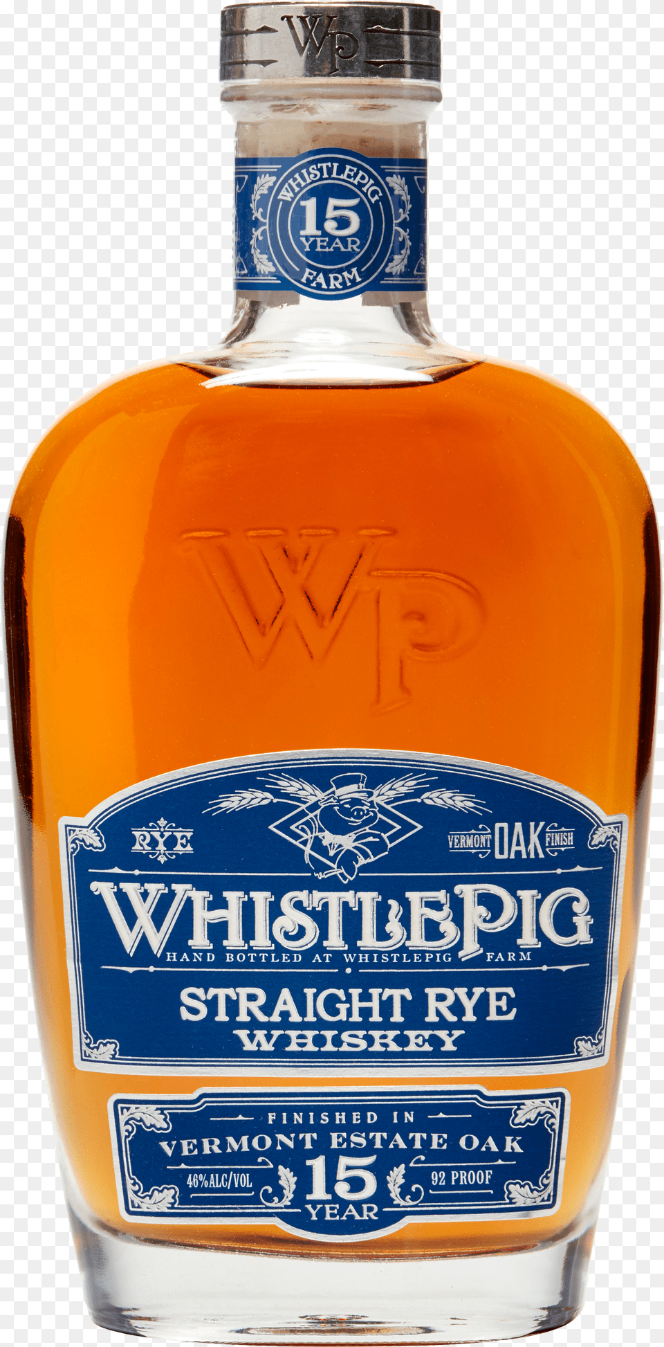 Btl Shot Transparent Image Whistlepig Vermont Oak Straight Rye Whisky 750 Ml Free Png
