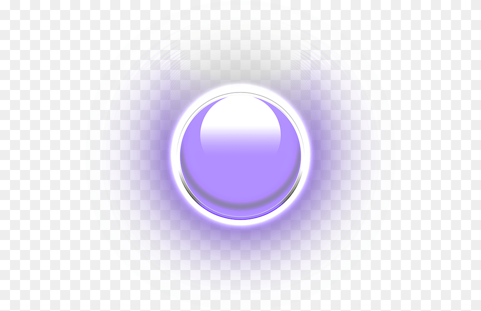 Btn Glow Purple Circle, Sphere, Plate, Disk, Electronics Free Png
