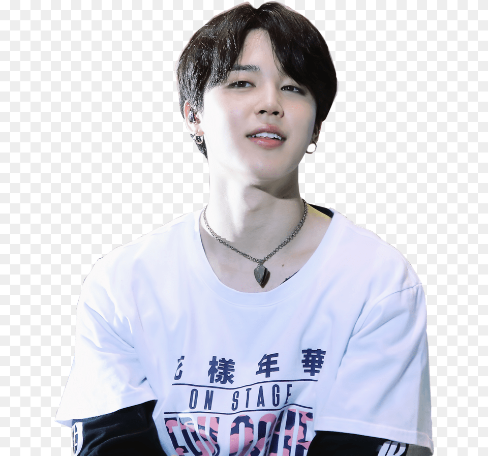 Bts And Jimin Jimin Black Hair, T-shirt, Clothing, Accessories, Person Png Image