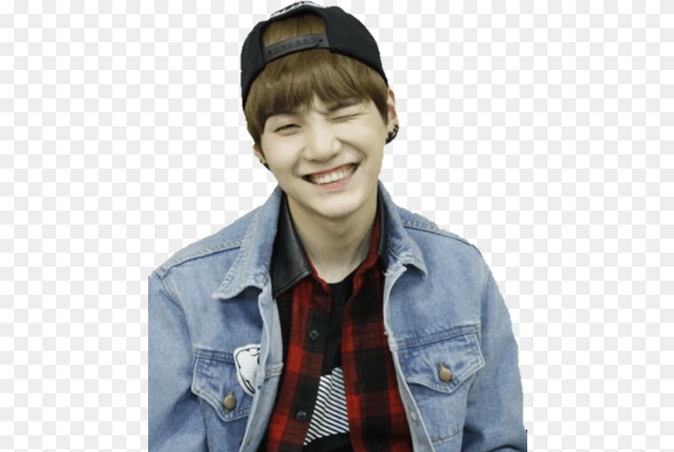 Bts And Suga Bts Image Bts Winking, Baseball Cap, Smile, Portrait, Photography Free Transparent Png