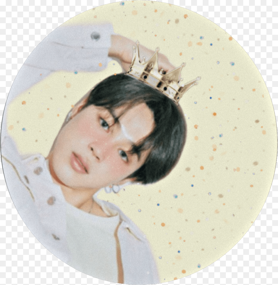Bts Birthday Yellow Heres The Cancam Jimin, Accessories, Person, Jewelry, Woman Free Png