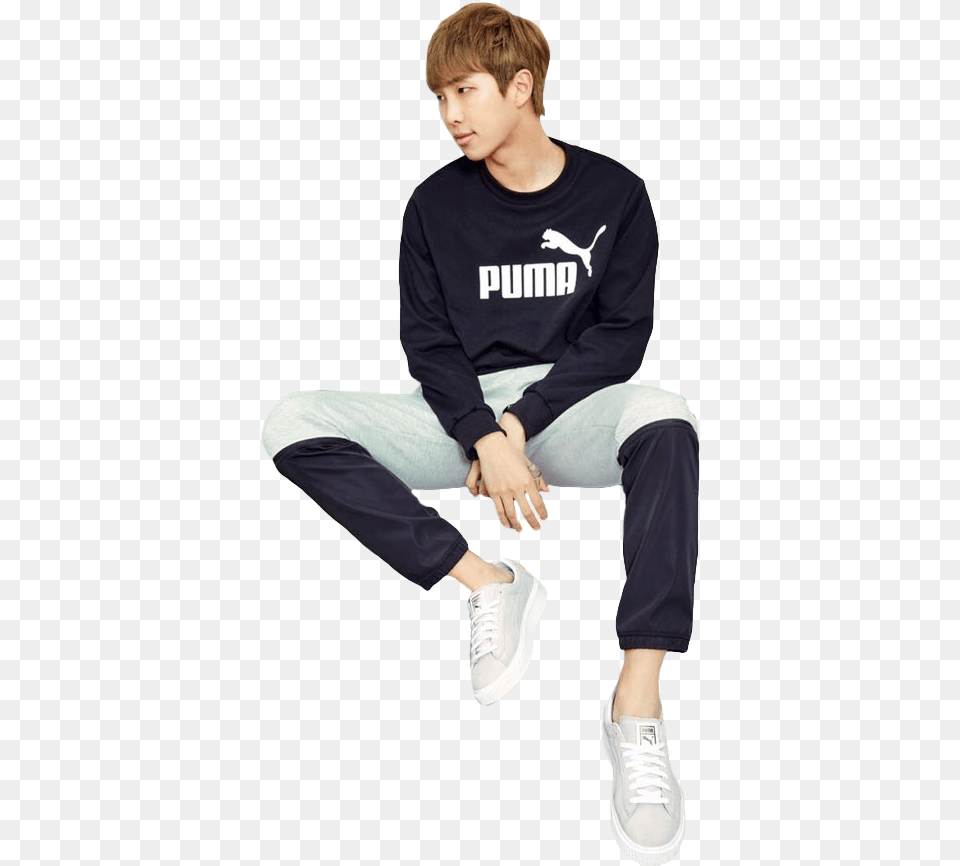 Bts Bts Bts Puma Bangtan Boys Bangtan Bangtan Bts Puma 2017 Shoes, Person, Clothing, Footwear, Sneaker Png Image