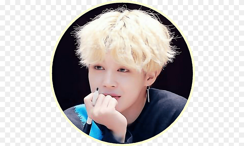 Bts Btsjimin Btsedit Kpopedit Jimin Sticker By Hair Design, Blonde, Head, Person, Photography Png