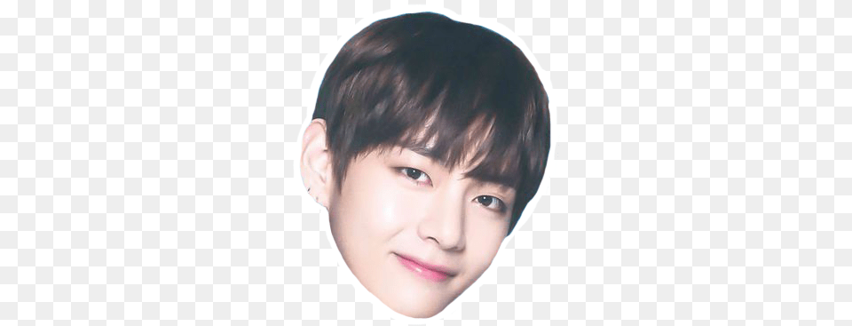 Bts Edits Korean Stickers Taehyung Drink Kpop Bts Wings Tour Scan, Baby, Face, Head, Person Free Png Download