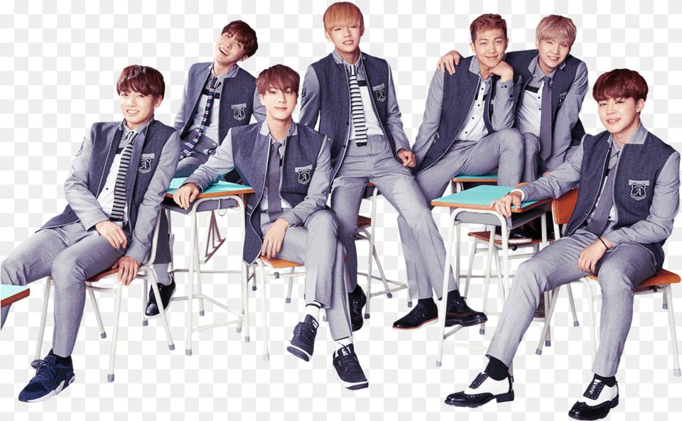 Bts High School Uniform By Superseoul11 Db7m3oh Bts School Uniform, Person, People, Teen, Adult Png