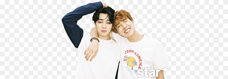 Bts Jimin And Jhope Image Bts Star 1 Magazine, People, Brick, Clothing, T-shirt Png