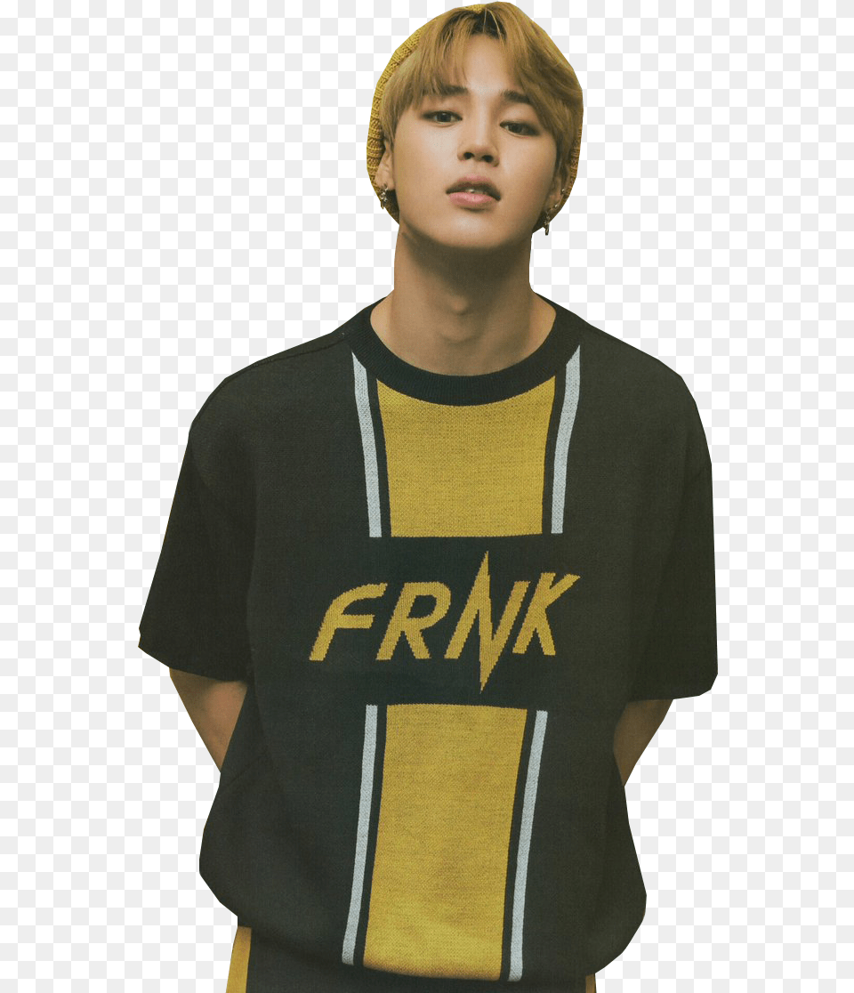 Bts Jimin Bts Jimin Bts Jimin 2017 Bts 2017 Photo Jimin Yellow, Teen, T-shirt, Shirt, Person Png