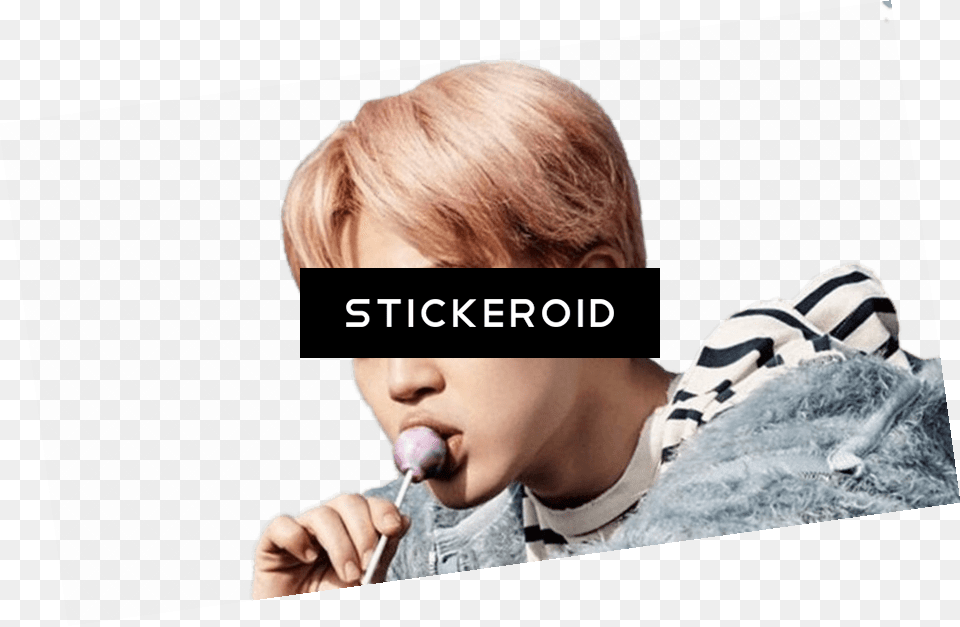 Bts Jimin Having Lollypop Jimin, Baby, Portrait, Face, Photography Free Transparent Png