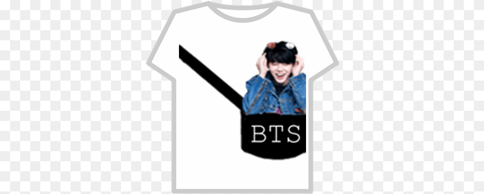 Bts Jimin In The Bag Roblox Ro Ghoul T Shirt Roblox, Clothing, T-shirt, Adult, Person Free Transparent Png