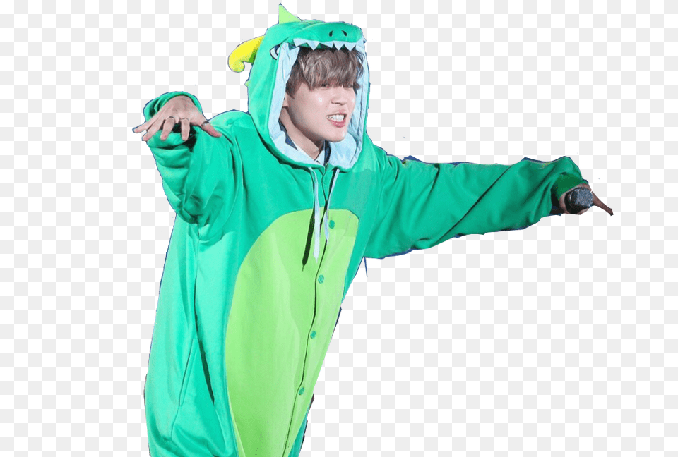 Bts Jimin Kpop Kpopedit Dinosaur Parkjimin, Clothing, Coat, Person, Performer Free Transparent Png