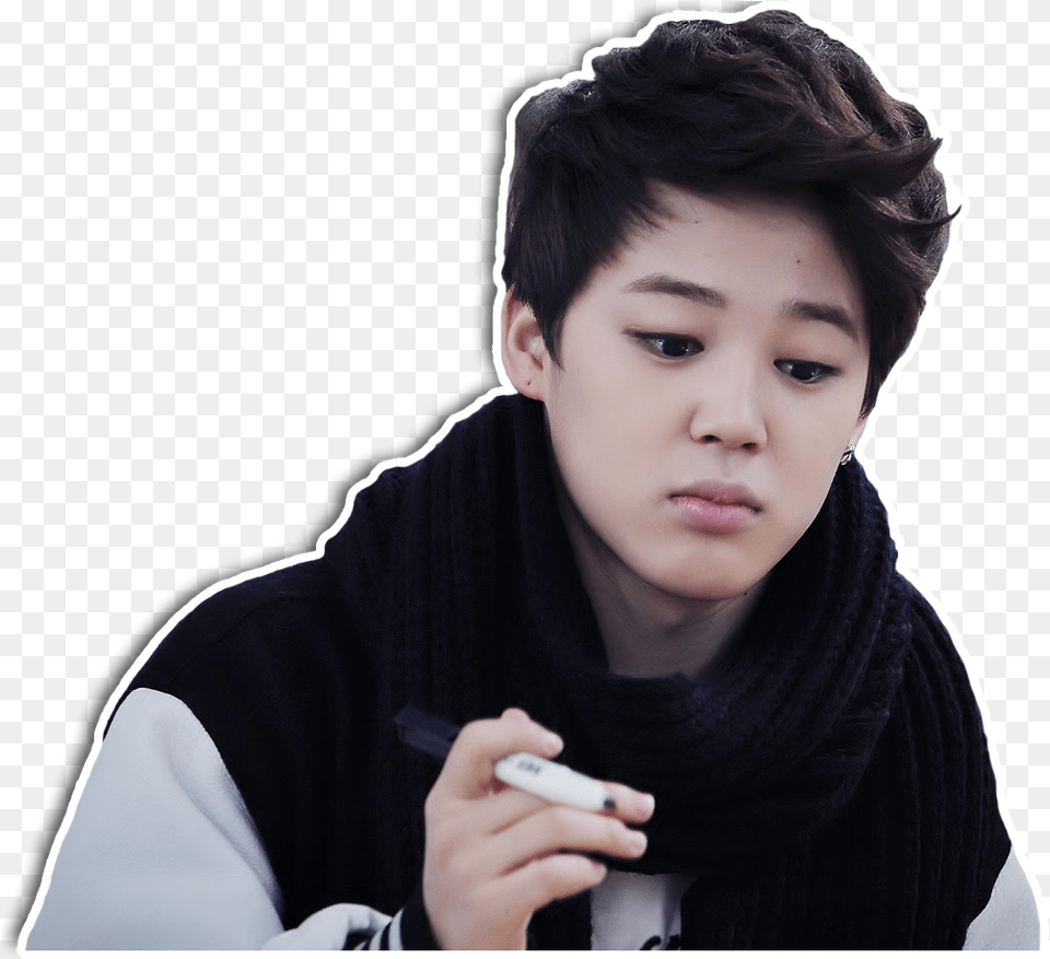 Bts Jimin Transparent Transparent Jimin Transparent Bts No Background Sad, Photography, Face, Head, Person Png