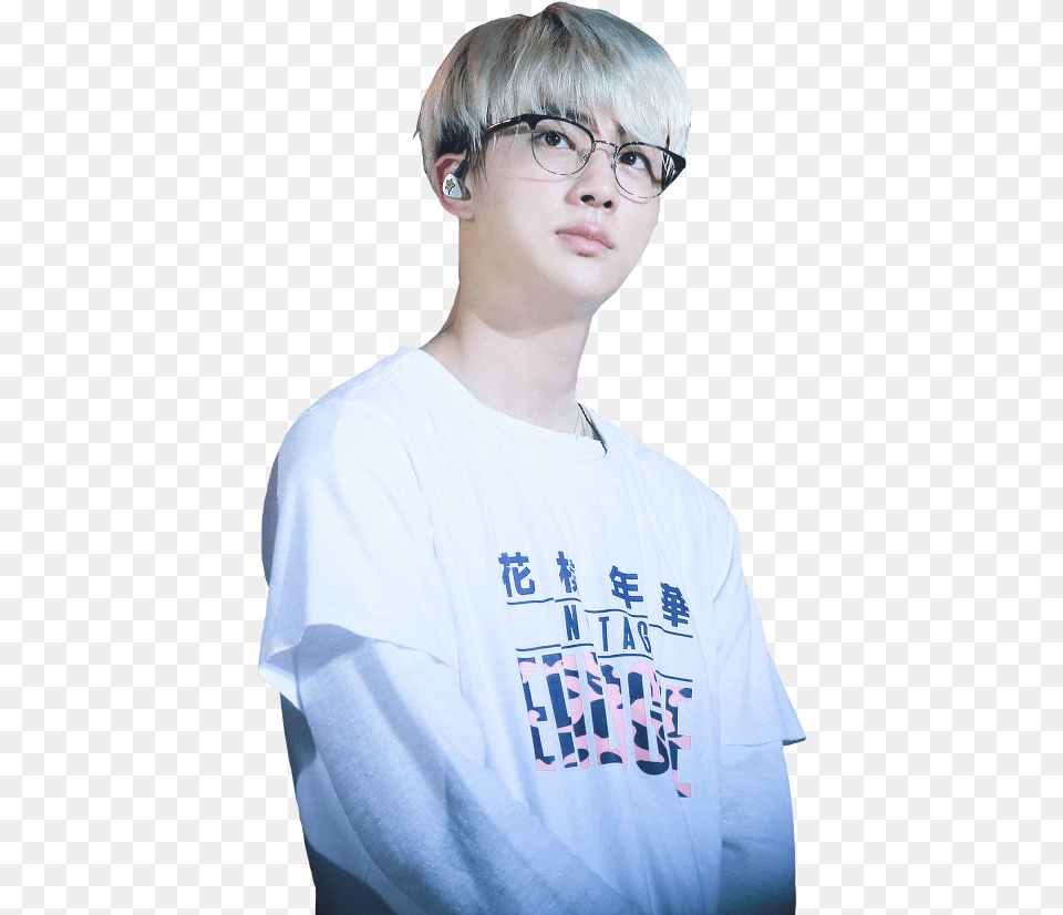 Bts Jin And Seokjin Image Bts Jin Background, Accessories, Boy, Clothing, Glasses Png