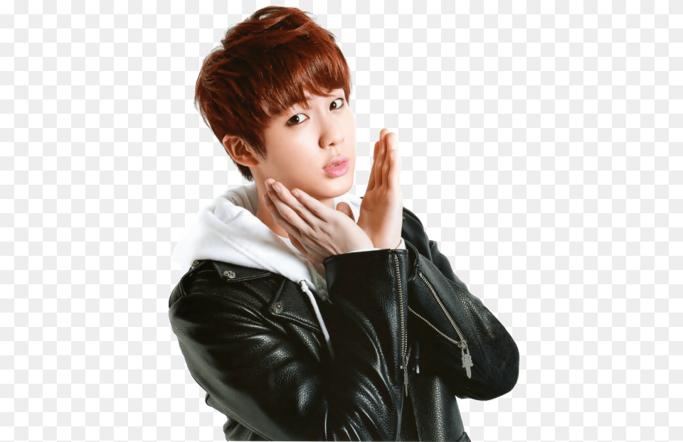Bts Jin Cute, Body Part, Person, Jacket, Hand Free Png