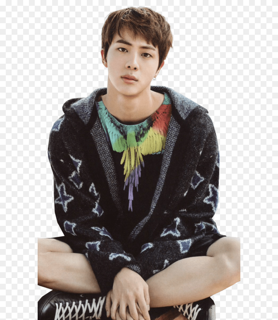 Bts Jin Spring Day Bts Jin Spring Day Bts Jin Spring Bts You Never Walk Alone Jin Scans, Boy, Portrait, Photography, Person Free Png Download